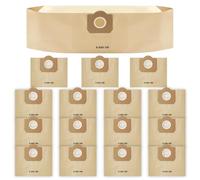 16 Bolsas de Polvo Aspiradora para Karcher 6.959-130.0 Compatible con Para WD3 1629 MV3 Premium A2201 A2204 A2251 A2504 A2554 A2604, Bolsas de Filtro de Papel Wet & Dry