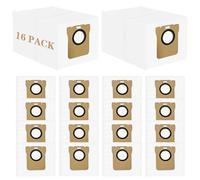 16 Bolsas de Polvo Compatible con Dreame L10s Ultra / L10 Ultra / L20 Ultra/ S10 PLUS/ S10 Pro Plus/ S10 PRO/S20 PRO/ X10, Bolsa para el Polvo de la Aspiradora Robot, Gran Capacidad