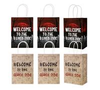16 Bolsas de Regalo con Temática Bienvenidos al Otro Lado, Bolsas Recuerdo con Temática Terror Decoraciones para Fiestas de Cumpleaños y Halloween