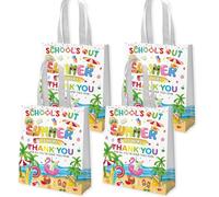 16 bolsas de regalo de fin de año con asas a granel para el último día de escuela, para el aula de verano, regalos para estudiantes