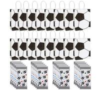 16 Bolsas de Regalo para Fiesta de Fútbol - 20 Piezas Decorativas para Caramelos y Accesorios de Cumpleaños