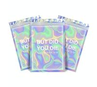 16 bolsas holográficas para resaca "But Did You Die", recuerdos de fiesta, despedida de soltero, fiesta de cumpleaños