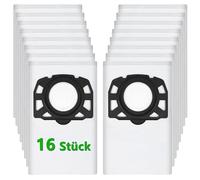 16 bolsas para aspiradora Kärcher WD4 WD5 WD6 WD5P WD6P MV4 MV5 MV6 aspiradora, bolsas de filtro para Kärcher KFI 487, bolsas para aspiradora en seco y húmedo para 2.863-006.0