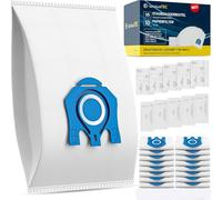 16 bolsas para aspiradora Miele compatibles con Miele GN Serie S8340 S2 S4 S5 S6 S8, Complete C2 C3 Classic C1, repuesto para 9917730 12281680, incluye 5 filtros de motor y 5 filtros de escape