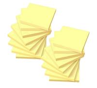 16 Books with A Total of 1,600 Sticky Notes, Self-Adhesive Sticky Notes, Memo Notes, Office Reminde