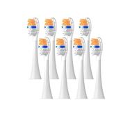 16 cabezales de repuesto for cepillos dientes eléctricos Philips Diamond Series HX6064, HX6930 y HX6730. Boquilla aspiración A3(8 orange A3 2pcs)