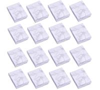 16 cajas de regalo de mármol, caja de regalo cuadrada, caja de regalo de cartón, regalo para bodas, bautizos, fiestas, Navidad y mucho más TRIXES