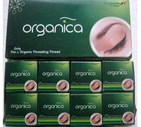 16 Carrete x 300m vardhaman Organica Hilo para cejas de algodón orgánico Hilo