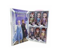(16 cm/6 pulgadas 6 piezas) Frozen 2 Anna Elsa Princesa Figuras de acción Juguete Niña Colección Muñecas Niños