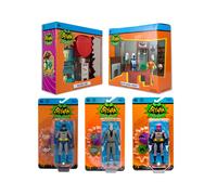 (16 cm) McFarlane Toys Del clásico cómic de Batman del año 66 "The Joker" en versión para televisión en blanco