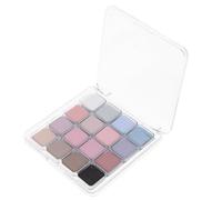 16 Colores en Polvo Paleta de Sombras de Ojos Mate | Acabado Mate y Brillo, Alta Pigmentación y Fácil Difuminado, Estilo Natural sin Maquillaje