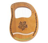 16 Cuerdas Lyre Arpa, Cuerpo De Caoba De Madera Maciza, Símbolos Fonéticos Tallados, Con Llave De Ajuste, Selección, Manual De Música, Regalo Para Niños, Adultos, Principiantes