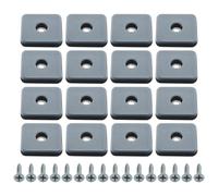 16 deslizadores para muebles de 40 mm, protectores para patas de muebles con tornillos
