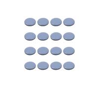 16 deslizadores redondos de 20 mm, protectores de suelo autoadhesivos para mover muebles rápida y fácilmente y proteger el suelo