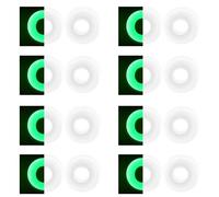 16 dilatadores de silicona para las orejas: dilatadores de oreja finos de varios colores, dilatadores de joyería para mujeres y hombres, tamaño 00 g-1 pulgada, Silicona, No es una piedra preciosa