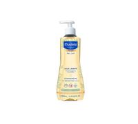 Mustela Aceite de Baño Limpiador Perséose de Aguacate BIO, Cuerpo y Maquillaje, Bebé y Toda la Familia - No quema los ojos, Específico para Pieles Secas, 98% Ingredientes de Origen Natural (500ml)
