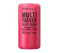 Rimmel London Multitasker Jelly Crush | Colorete y pintalabios en stick | Tono Pink Sublime 200 | Sabor a Frambuesa | Fórmula ligera | 8.5g