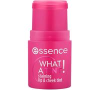 essence WHAT A TINT! tinte para labios y mejillas, refrescar, Efecto tinte, resultado inmediato, natural, color intenso (5g)