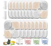 16 filtros compatibles con la fuente para gatos Catit Pixi: atrapan pelo, suciedad y mejoran la calidad del agua.