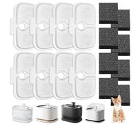 16 Filtros Fuente Gatos para Petlibro Dockstream, Carbón y Esponja