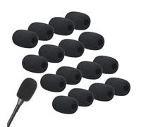 16 Funda de espuma para micrófono, Parabrisas de Esponja para Micrófono, Resistentes al Viento, Reducción de Ruido, Ideales para Aulas y Conferencias