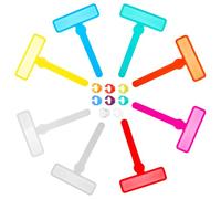 16 herramientas de lectura para dislexia, coloridas herramientas de dislexia para niños, marcadores de dedos para leer, tiras de lectura guiadas, herramientas con anillos de dedo, punteros de dedo