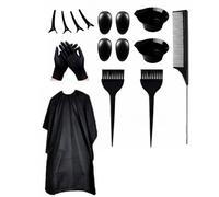16 herramientas de tinte para el cabello, kits de coloración para el cabello, cuencos para teñir el cabello, pinzas para el cabello, herramientas para salones de belleza, herramienta para teñir el