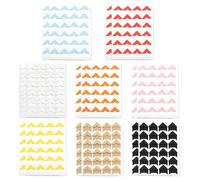 16 hojas de esquinas autoadhesivas para fotos, 8 colores, pegatinas para álbumes de recortes, álbumes de fotos, proyectos de bricolaje, ideal para álbumes de recortes y amantes del bricolaje