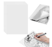 16 hojas de papel transparente imprimible blanco, 112 g, papel de calcar A4, papel de pergamino para imprimir, papel transparente para bocetos, tarjetas de bricolaje, embalaje, dibujo, linternas