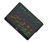 16 I Junta de Escritura LCD Electrónica Tableta de Tablero de Tablero de Garabatos de Dibujo para Viajes Al Aire Libre (Black)