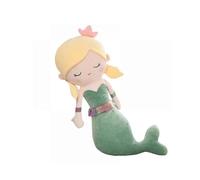 16 Inch Mermaid Stuffed Animal Soft Cute Mermaid Princess Plush Doll Valentine's Day Birthday Children's Day Baby Decoration (green)/YY