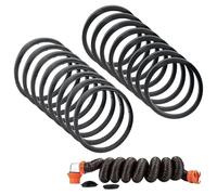 16 juntas de repuesto para manguera de alcantarilla RV - equivalente a 39834 - accesorios de sello de goma para Camco RhinoFLEX/Revolution/Easy-Slip