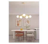 16-Light Bubble Globe Chandelier, Globe Chandelier Light Fixture, Pendant Light Fixture with Milky White Glass Small Balls for Bedroom Dining Room Living Room,Pendant Ceiling Light