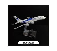 (16.MALAYSIA A380)Scale 1:400 Metal Aircraft Replica Emirates Airlines A380 B777 Airplane Diecast Model Aviation Plane Collectible Toys for Boys