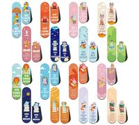 16 marcapáginas magnéticos, marcapáginas coloridas, páginas magnéticas, marcadores positivos, marcadores magnéticos para niños, clips laterales magnéticos para estudiantes, profesores, suministros