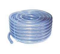 16 mm ID 500 mm de longitud transparente trenzado manguera de PVC con Sintético reinforment - Auto...