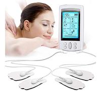 16 modos EMS Decenas Máquina Estimulador muscular Recargable Terapia digital Masaje de acupuntura de cuerpo completo Masaje Rehabilitación del dolor Pierna trasera Alivio del dolor muscular de la pi