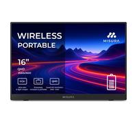 16" monitor portátil inalámbrico QHD 2.5K con batería - MISURA P160QHBW