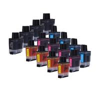 16 Multipack de alta capacidad Brother LC-900 Cartuchos Compatibles 4 negro, 4 ciano, 4 magenta, 4 amarillo para Brother DCP-110C, DCP-115C, DCP-117C, DCP-120C, DCP-310CN, DCP-315CN, DCP-340CW, FAX-1835C, FAX-1840C, FAX-1940CN, FAX-2440C, MFC-210C, MFC-215C, MFC-3240C, MFC-3340CN, MFC-410CN, MFC-425CN, MFC-5440CN, MFC-5840CN, MFC-620CN, MFC-640CW, MFC-820CW. Cartucho de tinta . LC-900BK , LC-900C , LC-900M , LC-900Y © 123 Cartucho