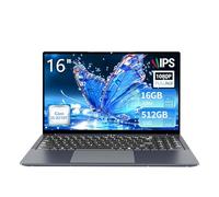 16" Ordenador Portátil Core i5 8210Y (hasta 3.6 GHz) Procesador 16GB RAM 512GB SSD Win 11 Pantalla IPS Teclado Numérico Retroiluminado RJ45 USB3.0 HDMI BT 5.0 - PC Portátil para Multitarea y Movilidad