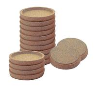 16 Pack Cork Coasters, 4 Inch Absorbent Heat Resistant Round Cork Coasters for Most Kind of Mugs in Office or Home