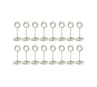 16 Pack Table Number Holder for Wedding Table, Card Holder, Photo Clips, Memo, Note, Photo Holder (gold) Tw