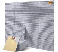 16 paneles de pared insonorizados de grado profesional, paneles acústicos, paneles de sonido premium, mejor que la espuma, diseño de cuña, con adhesivo en la parte posterior, para tratamientos