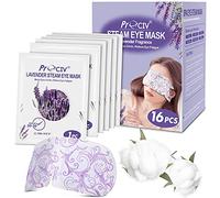 16 paquetes de máscaras de vapor para ojeras e hinchazón, máscara de ojos autocalentada, máscara desechable para dormir, alivio del dolor de cabeza, ojos secos, alivio del estrés, fatiga ocular