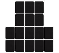 16 parches negros termoadhesivos para reparar chaquetas negras y vaqueros, parches de ropa, ropa DIY