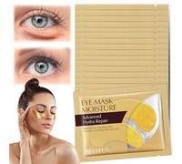 16 Pares 24K Gold Eye Pads,Máscara para Los Ojos De Colágeno,Hydrogel Eye Pads, Para Eliminación Sinchazón Y Ojeras