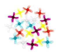16 PCS / 8 Pares Drone Propeller/Fit For 1220 31mm 0.8mm / 1mm Herrero 4-Blade Propeller PC CW CCW Props/Fit For 0703-1103 Motores Eléctricos FPV Micro Drone (Color : 0.8mm Mixed Colors)