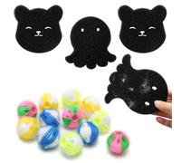 16 Pcs Atrapa Pelos Lavadora Reutilizable, Bola Atrapa Pelos Lavadora, Colector de Pelo para Lavadora Reutilizables