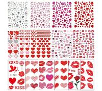 16 Pegatinas De Cara De Estrella De Cinco Puntas Y 2 Pegatinas Para Decoración De Uñas, Pegatinas Para Cejas De Maquillaje De Escenario, Accesorios A Juego Para Ropa De Fiesta.