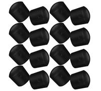 16 Piezas Accesorio de Futbolín Tapa de Varilla 16mm Plástico | Protección de Extremo Redondo, Superficie Lisa, Uso en Mesa de Sobremesa, Recambio para Reparadores